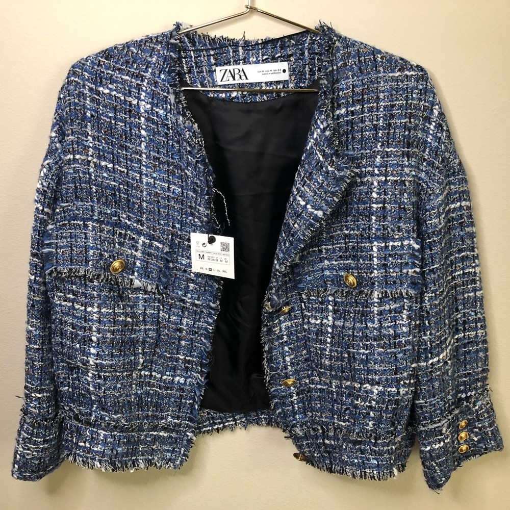 NWT tweed style jacket